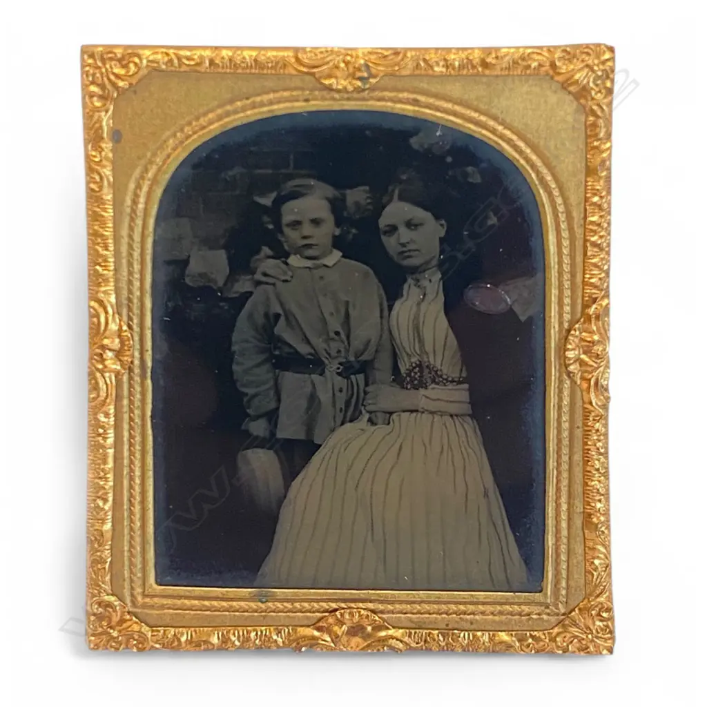 Gilt framed and matted ambrotype - E E Kett ‘Mother', Image 1++